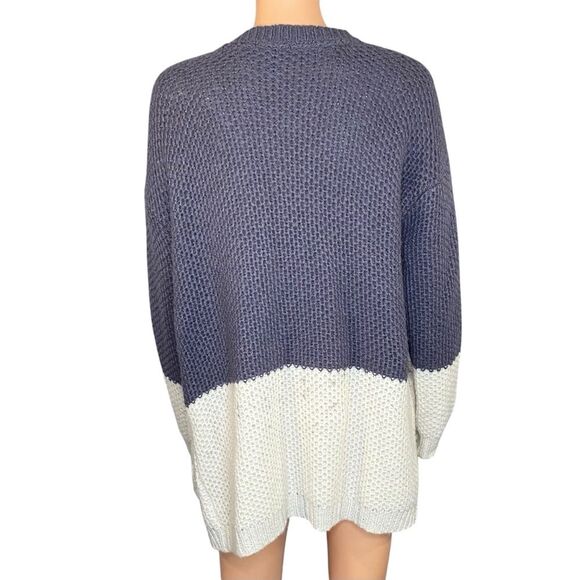 Forever 21 Oversized Cardigan Sweater Open Front w Pockets Womens Size Large - Picture 3 of 5